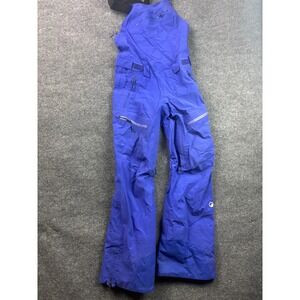 The North Face Steep Series Snow Bibs Women Large Blue Gore-Tex Ski Pants